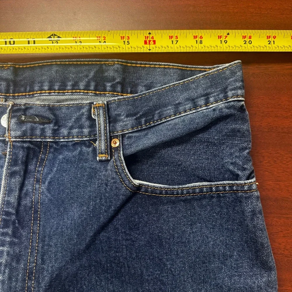 Levis 550 Jeans Mens 40x32 Relaxed Fit Tapered Denim Medium‎ Wash Y2K Streetwear